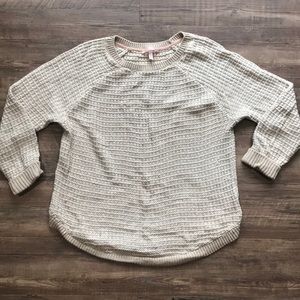 Cream knit sweater